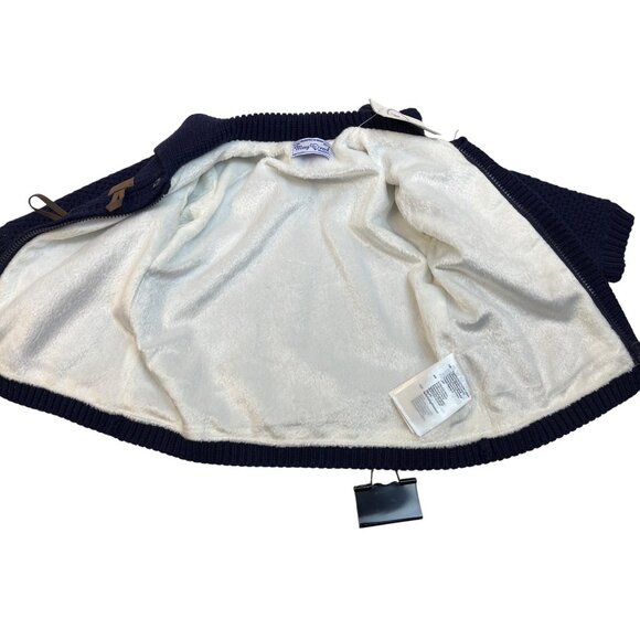Mayoral Baby Boy Knit Toggle Cardigan Jacket Navy Blue Sz 2-4M - Picture 3 of 8